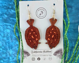 Californische heilbotoorbellen Oceaanvissieraden