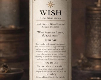 Wish - 7 Day Fixed Candle