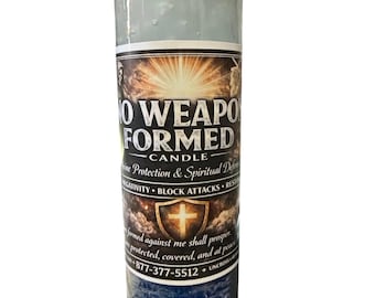 No Weapons Formed Fixed Candle
