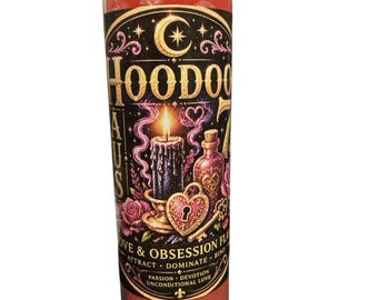 Love and Obsession Flame Candle /Love • Passion • Intention Ritual • Attraction Energy