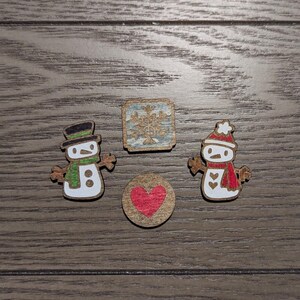 Snowmen - Mini Fridge Magnet Set