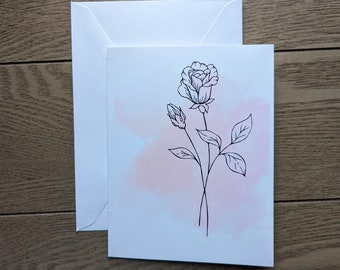 Rose - Greeting Card