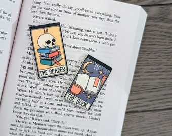 Book and Reader - Magnetic Bookmark Set