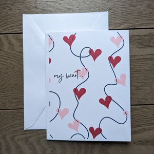 Tu corazón, mi corazón - Tarjeta de felicitación