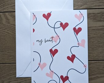 Your Heart, My Heart - Greeting Card