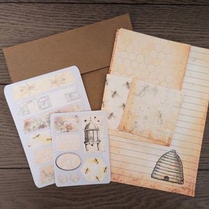 Vintage Bee - Stationery Writing Set