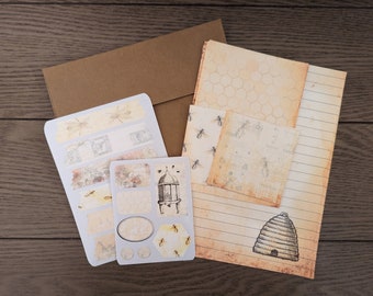 Vintage Bee - Stationery Writing Set