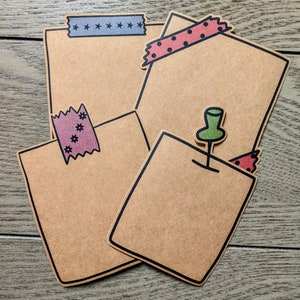 Bloc de notas - Pegatinas Kraft