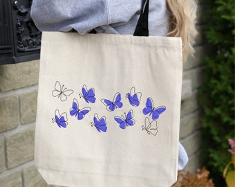 Farfalla - Borsa tote in tela