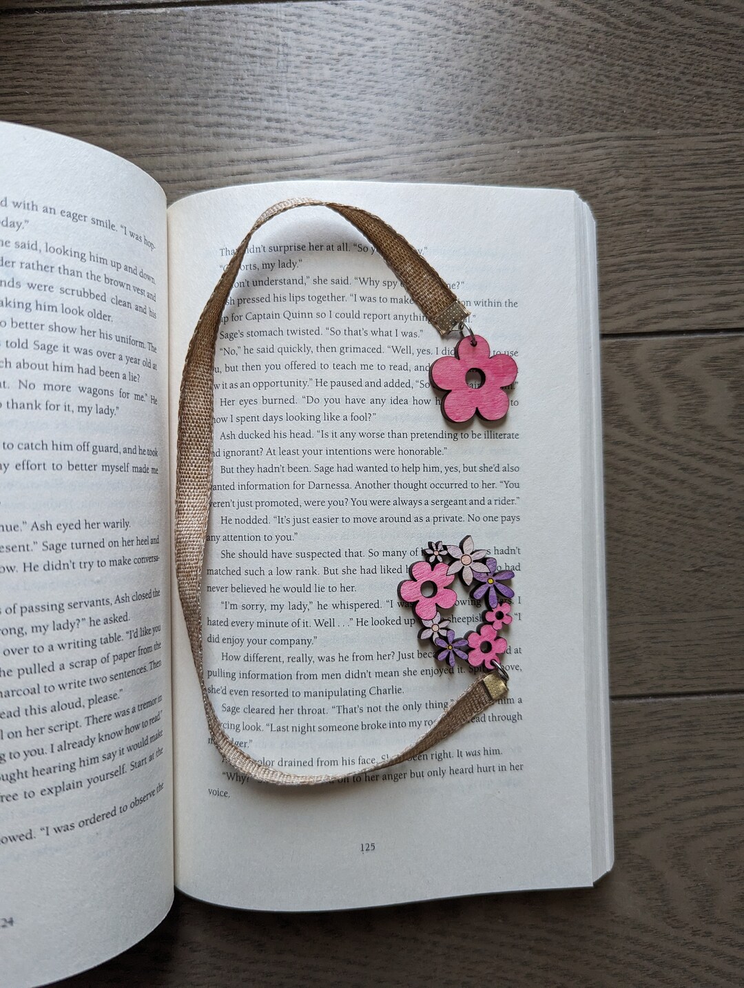 Spring - Ribbon Bookmark - Etsy