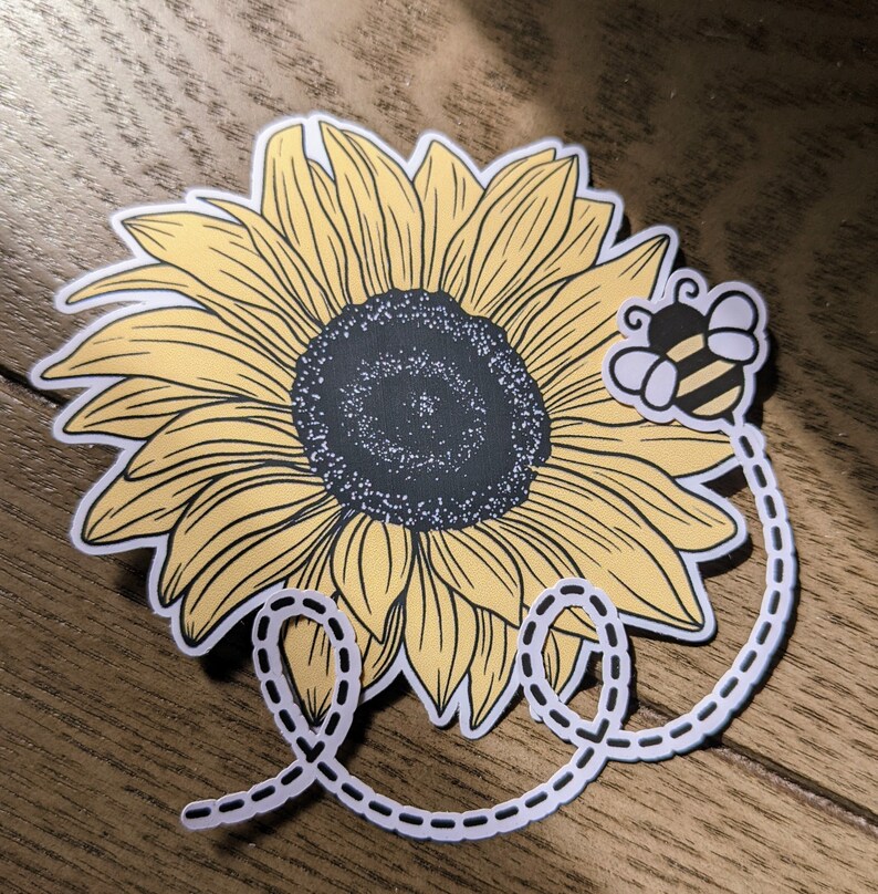 Wildebees Sticker Bee Vinyl Stickers - Etsy