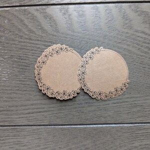 Notas de flor de cerezo - Juego de pegatinas Kraft