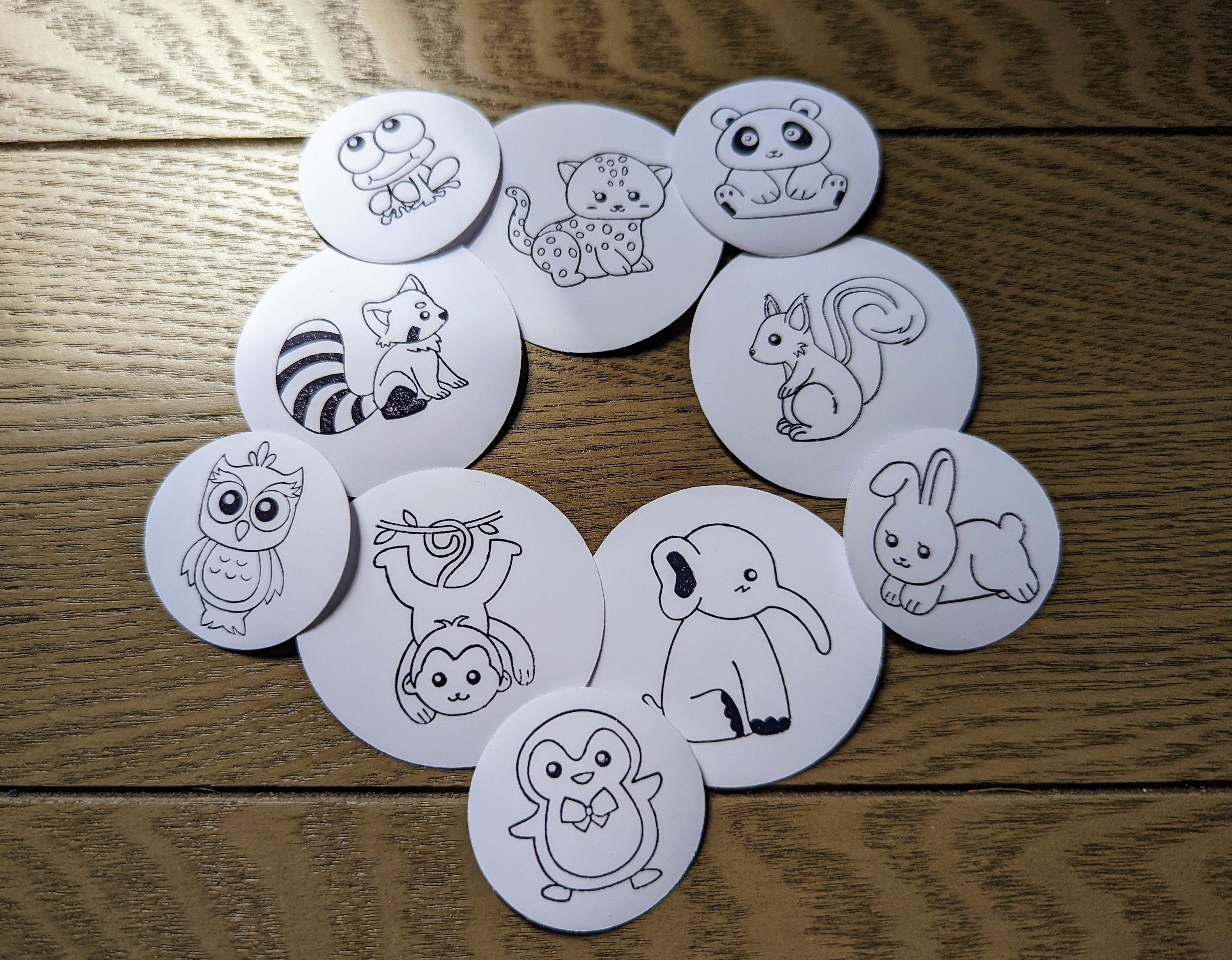 Color Your Own Sticker Sets - Etsy