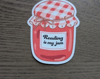 Reading is my jam - Vinyl Stickers