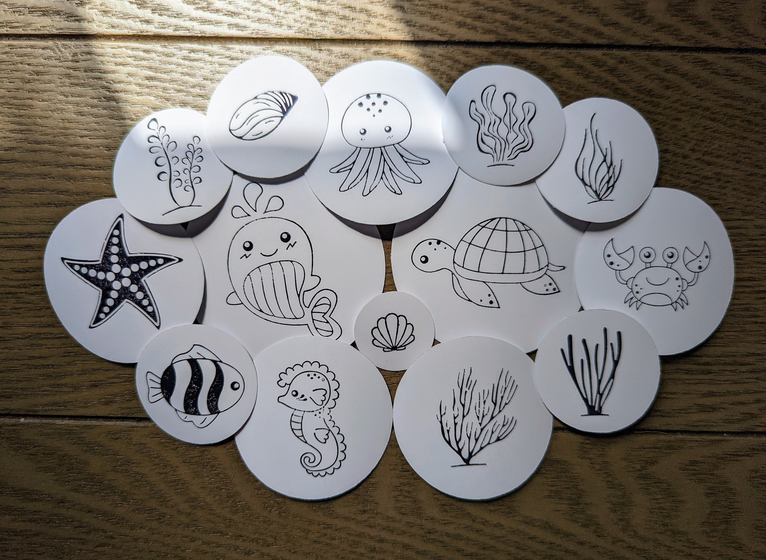 Color Your Own Sticker Sets - Etsy