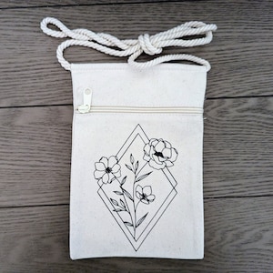 Floral - Crossbody Bag