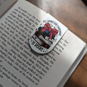 All I Want For Christmas - Magnetic Bookmark Set