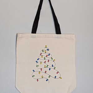 Christmas Lights - Canvas Tote Bag