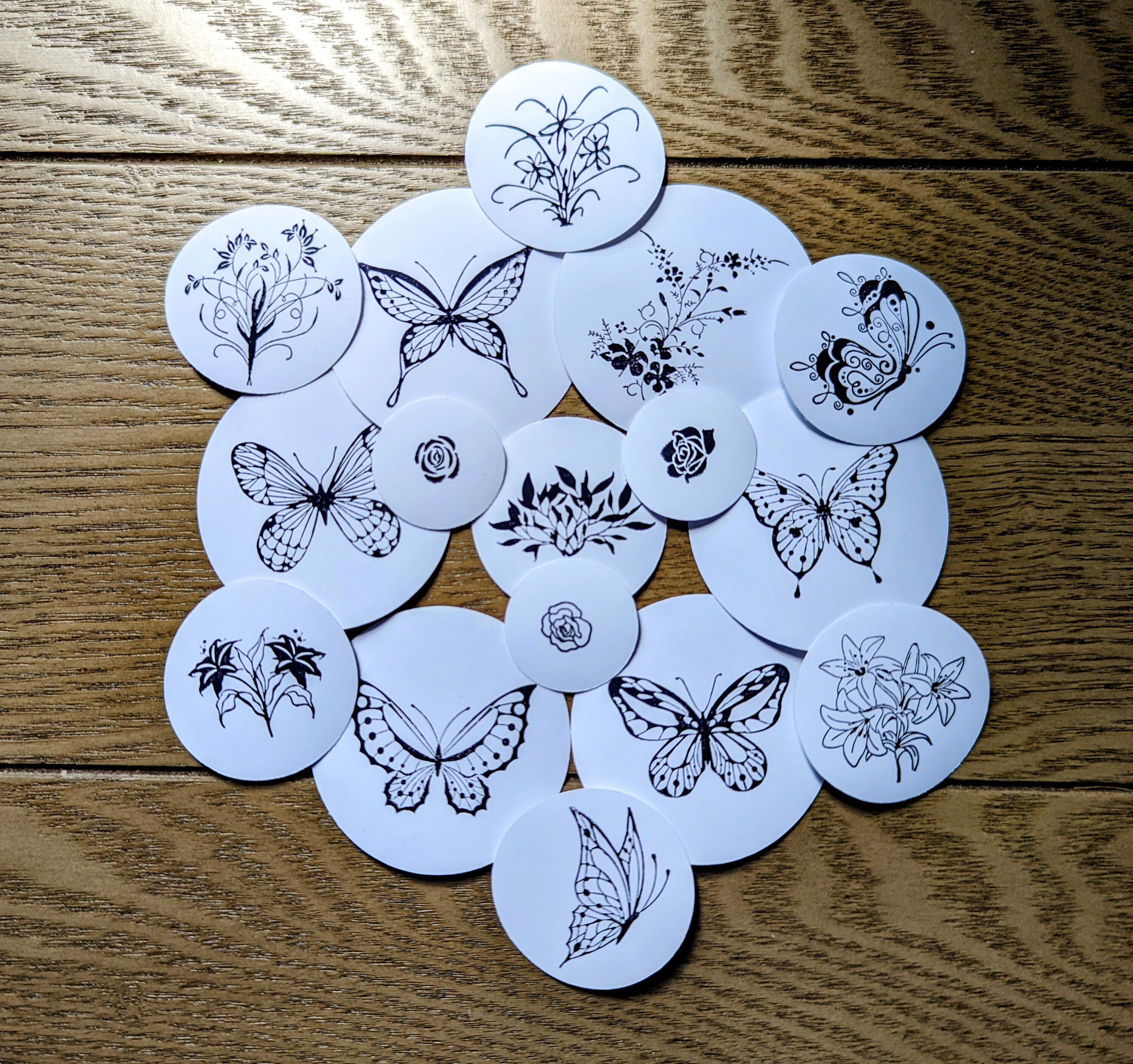 Color Your Own Sticker Sets - Etsy
