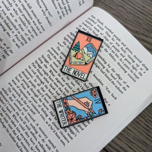 Novel and Writer - Magnetic Bookmark Set