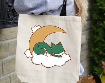 Green Fox - Borsa tote in tela