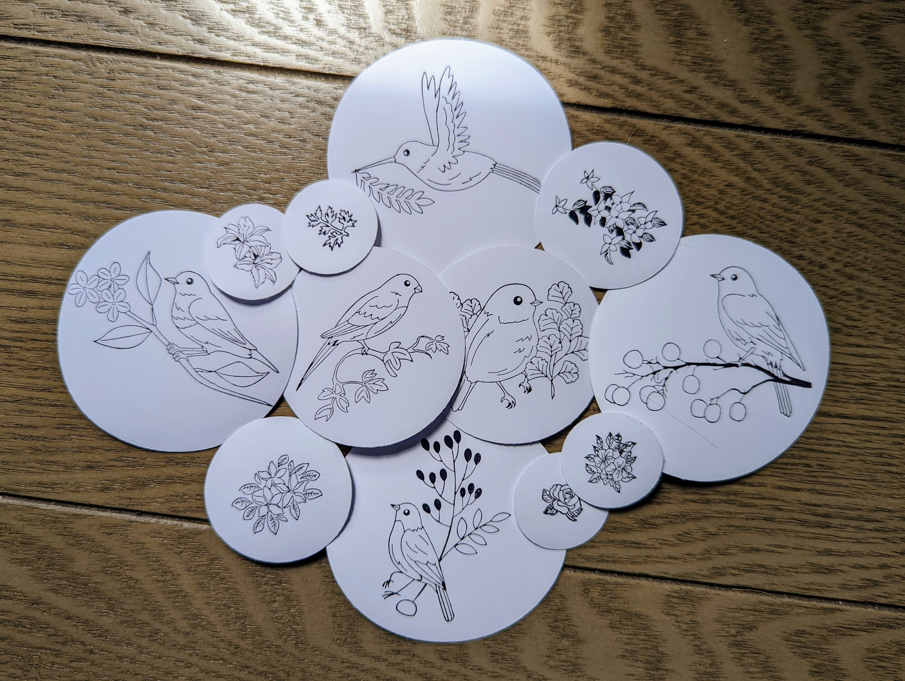 Color Your Own Sticker Sets - Etsy