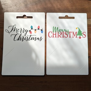 Merry Christmas Gift Card Holders