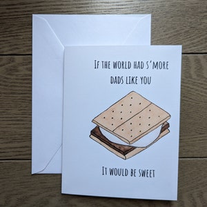 S'more - Día del Padre Tarjetas de felicitación