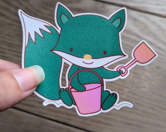 Beach Fox - Vinyl Stickers