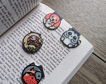 Mini Animals - Magnetic Bookmark Set