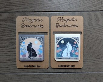 Mirror Cats - Magnetic Bookmark Set