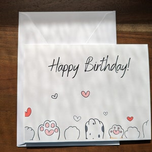 Paw-some - Carte de voeux d'anniversaire