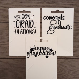 Titulares de tarjetas de regalo de graduación