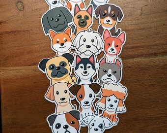 Dog Vinyl Sticker Sets