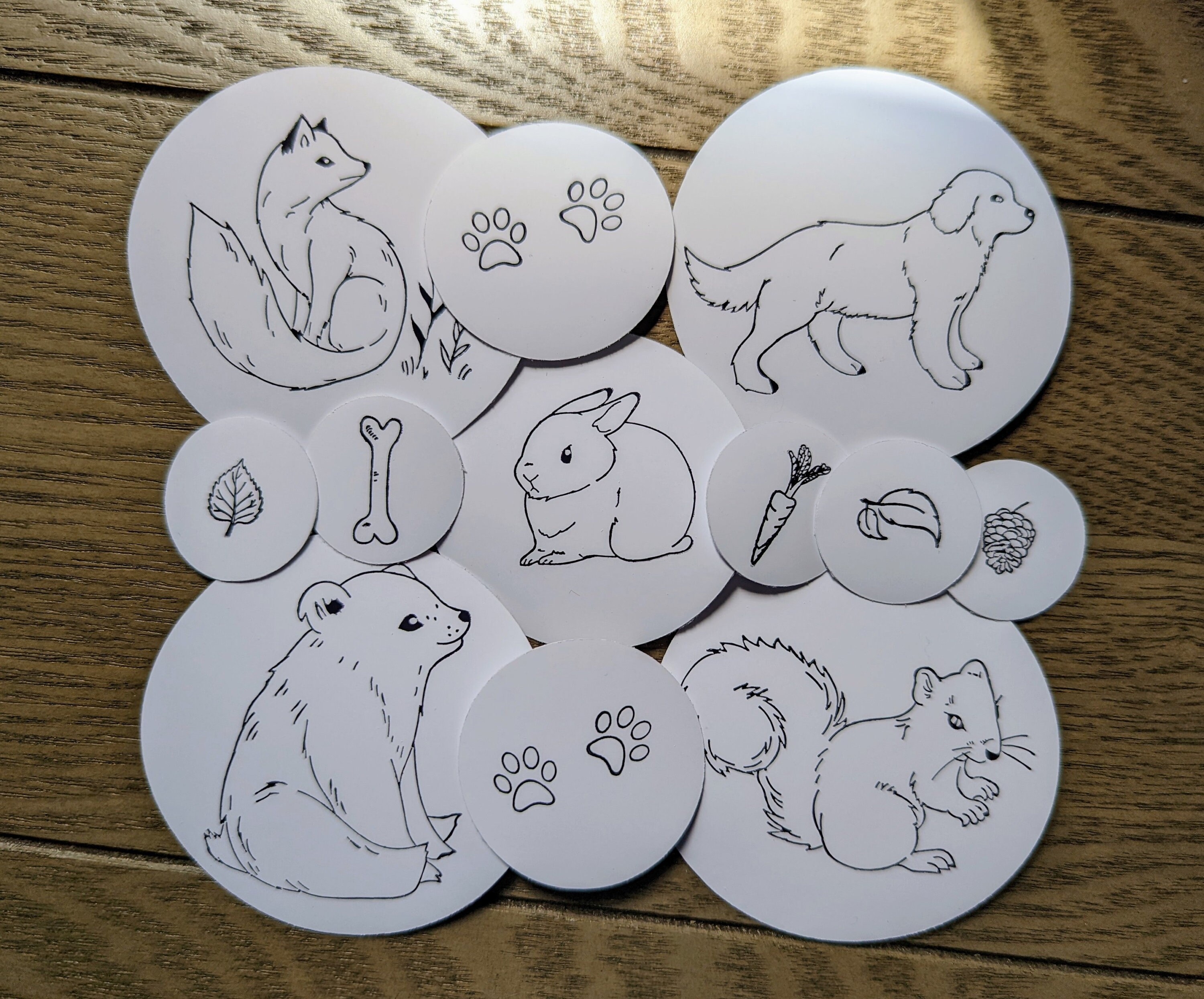 Color Your Own Sticker Sets - Etsy