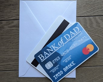 Bank of Dad - Father's Day Greeting Card