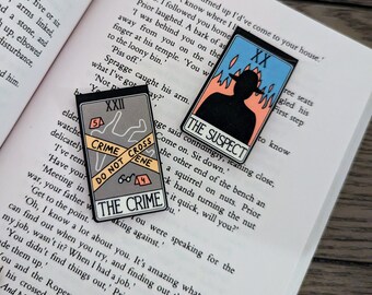 Crime and Suspect - Magnetic Bookmark Set