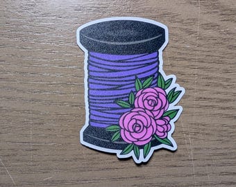 Spool of Thread - Vinyl Stickers