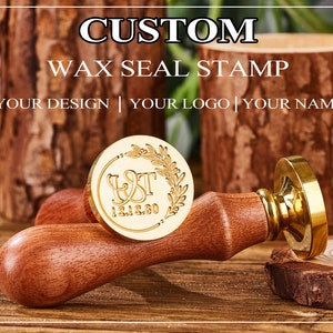 Kit timbro sigillo di cera personalizzato per invito a nozze, timbro ceralacca personalizzato, kit sigillo di cera per matrimonio, timbro sigillo di cera personalizzato per regali