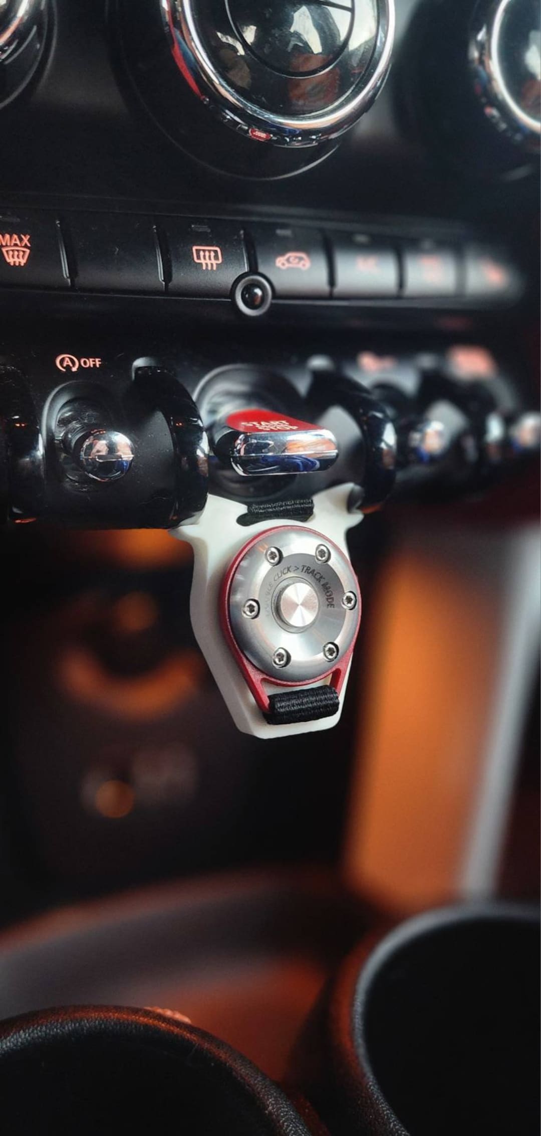Easy Slide in Pro Exhaust Remote Control Button Holder Dash Mount