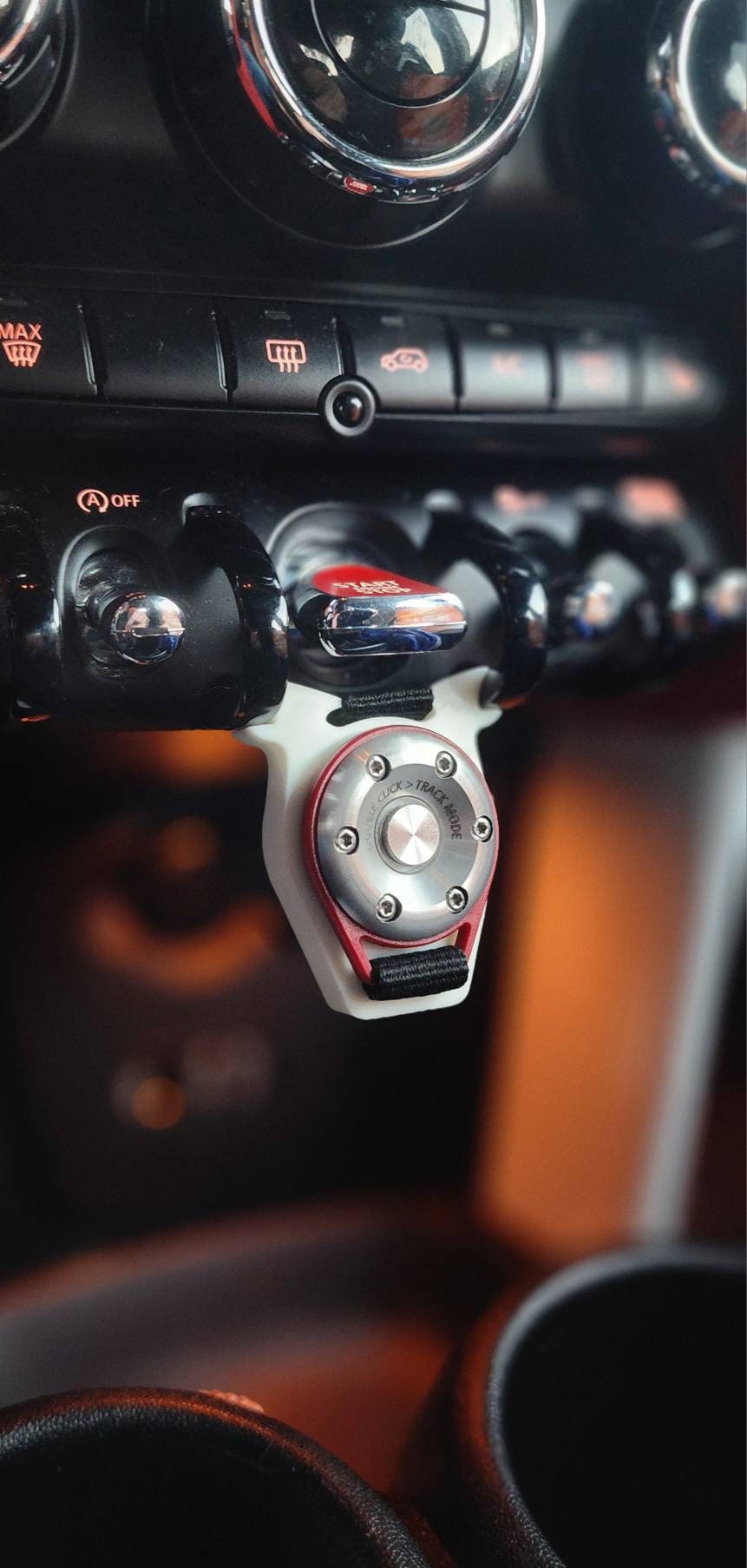 Easy Slidein Pro Exhaust Remote Control Button Holder Dash Mount JCW