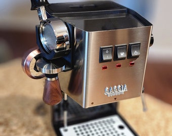 Gaggia Side Mount Portafilter Accessory Holder - Gaggia Classic and Evo Espresso Machine Quick Access Portafilter Dosing Ring Tamp and More