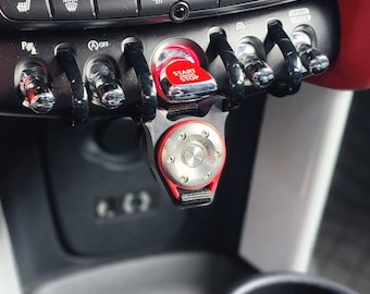 Slide-in Pro Exhaust remote control button mount VERSION 2 dash holder - JCW Pro exhaust system remote - Mini Cooper John Cooper Works