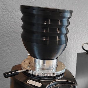 Bellow Hopper Single Dose for Mazzer Major, Kony, and Super Jolly Espresso Coffee Grinder. Hopper Only. USA Made. Reduces Retention*
