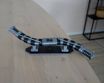 Asajj Ventress Sith Assassin Lightsaber Hilts - 'Star Wars: The Clone Wars' Inspired Replica Cosplay Props - With Magnetic Locking Mechanism