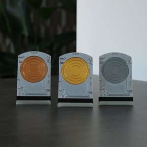 Datenkarte Magnet Star Wars Prop Replica - Star Wars Death Star Plans Cosplay & Display Artikel - Magnetisch - Ständer Inklusive