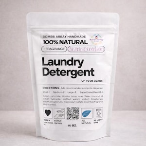28 loads Laundry Detergent All Natural Unscented or Scented HE Safe Septic Safe