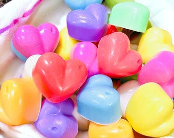 50 Mini Heart Soaps | Party Favors | Triple Butter Soap