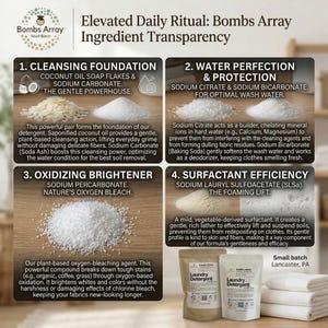 All Natural Laundry Detergent | Gentle formula Laundry Soap | Unscented & Scented | Low sudsing image 4
