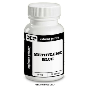 Methylene Blue - 30 mg x 30 Capsules, 900 mg, Nootropic